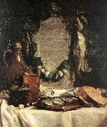 BRAY, Joseph de Still-life in Praise of the Pickled Herring df oil painting artist